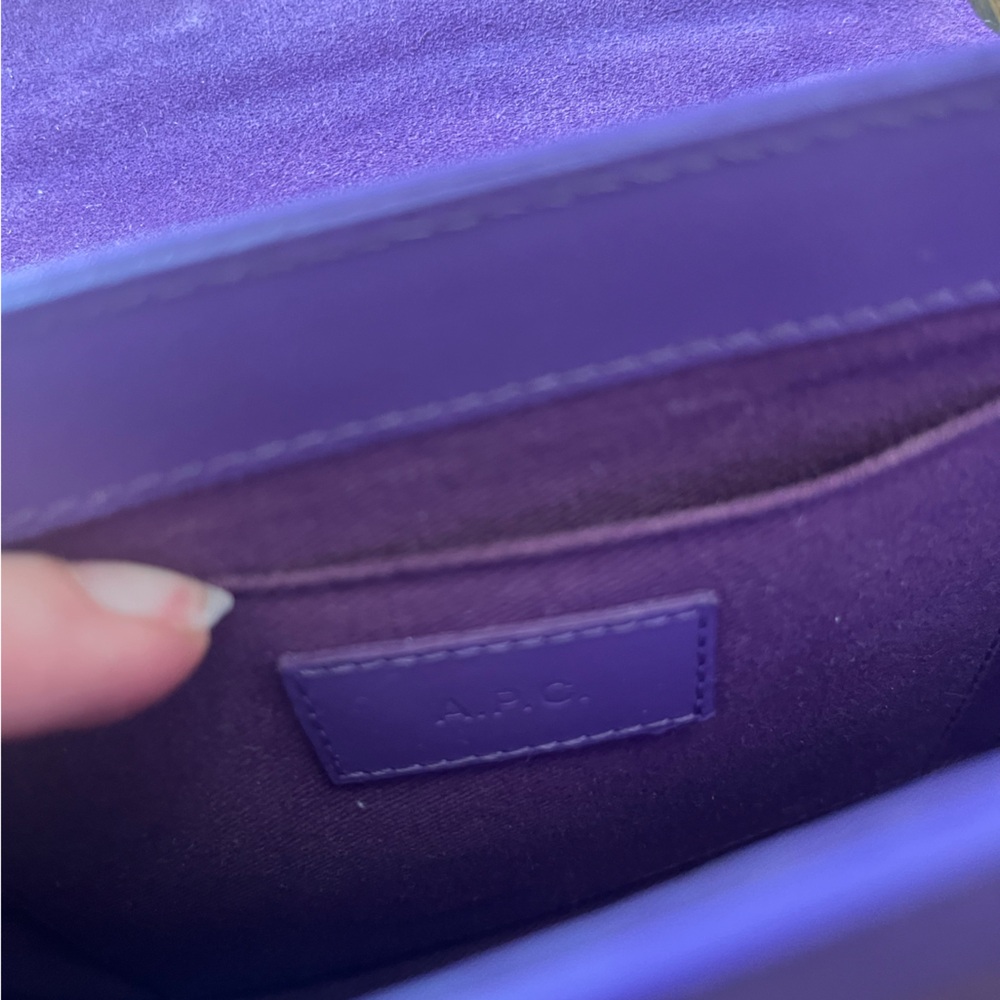 A.P.C. Grace Purple Mini Bag - Picture 7 of 8